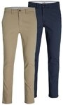 Jack & Jones Chinohose SLIM FIT MARCO 2PCS (Packung, 2-tlg., 2er-Pack)