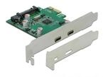 Delock Modem DeLOCK PCI Express x1 Karte zu 2 x extern SuperSpe