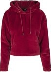 URBAN CLASSICS Rundhalspullover Urban Classics Damen Ladies Oversize Short Teddy