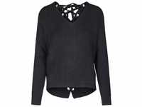 URBAN CLASSICS Rundhalspullover Urban Classics Damen Ladies Back Lace Up Sweater