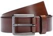 Lederg&uuml;rtel HUGO "Gionio", Herren, Gr. 80, braun (dunkelbraun), Leder,