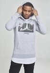 MisterTee Sweatshirt MisterTee Herren Pray Hoody (1-tlg) grau XXL