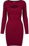 URBAN CLASSICS Shirtkleid Urban Classics Damen Ladies Cut Out Dress (1-tlg)