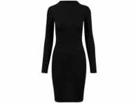 URBAN CLASSICS Shirtkleid Urban Classics Damen Ladies Rib Dress (1-tlg), schwarz