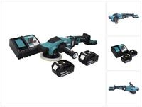 Makita Akku-Poliermaschine DPO 600 RG Akku Exzenterpolierer 18 V 150 mm XPT...