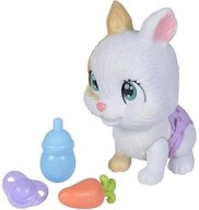 SIMBA Babypuppe Pamper Petz Hase, Tierbaby, mit Trinkfunktion und N&auml;ssfunktion,