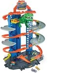Hot Wheels Looping HOT WHEELS Autorennbahn Megacity Parkgarage mit...