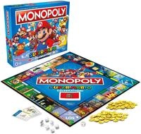 Hasbro Spiel Monopoly Super Mario Edition - Brettspiel mit Sound-Effekten