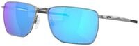 Oakley Sonnenbrille Ejector (Glasfarbe: Prizm sapphire) chromgrau satiniert - 1