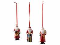 Villeroy & Boch Nostalgic Ornaments Ornamente-Set Santa Claus 3-tlg....