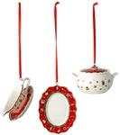 Villeroy & Boch Weihnachtsfigur Toy's Delight Ornamente Servierteile Set 3tlg.