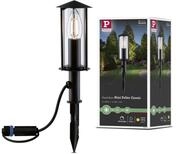 Paulmann LED Gartenleuchte Poller, LED wechselbar, Warmwei&szlig;, E14, IP44 2W 24V