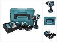 Makita Akku-Schlagschrauber DTW 700 RGJ 18 V 700 Nm 1/2" XPT Brushless + 2x...