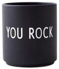 Design Letters Becher Favourite Cup You Rock, Porzellan