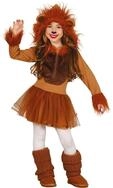 Fiestas Guirca Kost&uuml;m L&ouml;we - Kleid mit Kapuze f&uuml;r Kinder