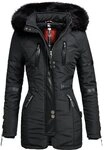 Navahoo Wintermantel Moony stylischer Damen Winter Jacke mit Kapuze