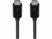 Belkin Thunderbolt 3-Kabel USB Type-C 100 W 0,8 m USB-Kabel, USB-C, Thunderbolt...