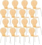 CLP Besucherstuhl Diego V2 (16er Set), stapelbar