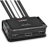 Lindy LINDY KVM-Umschalter DisplayPort&reg; Maus, Tastatur 4096 x 2160 Pixel...