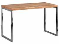 Wohnling Schreibtisch WL1.788 (Akazie Massivholz / Metall 120x60 cm Modern),