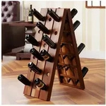Casaria Weinregal R&uuml;ttelpult, f&uuml;r 36 Flaschen 87x 55x 39cm Akazienholz...