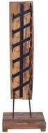 vidaXL Weinregal, Weinst&auml;nder f&uuml;r 6 Flaschen 35x35x100 cm Massivholz Teak