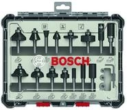 Bosch Accessories Spannzange Fr&auml;ser-Set, 1/4 Zoll-Schaft, 15-teilig Bosch