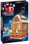 Ravensburger 3D-Puzzle Lebkuchenhaus bei Nacht, 216 Puzzleteile, inkl.