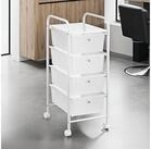 IDIMEX Beistellwagen GINA, Badrollwagen 5 Schubladen Kosmetikwagen schmal mit...