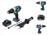 Makita Akku-Schlagbohrschrauber DHP 458 G1 Akku Schlagbohrschrauber 18 V 91 Nm...