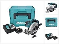 Makita Akku-Handkreiss&auml;ge DSS 611 RF1J Akku Handkreiss&auml;ge 18 V 165 mm + 1x...