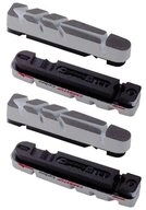 BBB Felgenbremse BBB Bremsschuhe CarbStop cartridge 4 in 1 grau