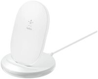 Belkin 15W Wireless Charging Stand & 24W Wall Charger - Ladestation - wei&szlig;