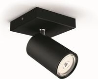 Philips Deckenspot myLiving Kosipo 1flg., 1x5,5W, Schwarz, ohne Leuchtmittel