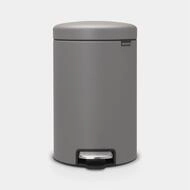 Brabantia M&uuml;lltrennsystem Newicon 12 Liter Mineral Concrete Grey