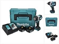 Makita Akku-Schlagschrauber DTW 700 RTJ Akku Schlagschrauber 18 V 700 Nm 1/2"...