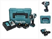 Makita Akku-Schlagschrauber DTW 700 RFJ 18 V 700 Nm 1/2" XPT Brushless + 2x...