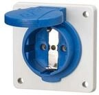 Mennekes Steckdose Mennekes Schuko-Anbau-Steckdose 16A 2p+E 230V bl 11011F