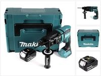 Makita Akku-Kombibohrhammer DHR 182 F1J Akku Bohrhammer 18V 1,7J SDS plus...
