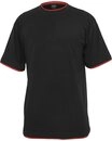 URBAN CLASSICS Kurzarmshirt Urban Classics Herren Contrast Tall Tee (1-tlg)
