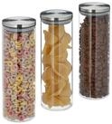 relaxdays Vorratsglas 3er Set 1,6 Lit, Glas