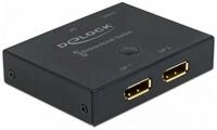 Delock DeLOCK DisplayPort Switch 2 - 1 bidirectional 8K Audio- & Video-Adapter