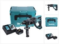 Makita Akku-Kombibohrhammer DHR 202 RF1J Akku Kombihammer 18 V 2,0 J SDS Plus +...