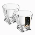 Intirilife Whiskyglas, 2-tlg., Glas, Old Fashioned Whiskey Glas