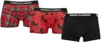 URBAN CLASSICS Boxershorts Urban Classics M&auml;nner Boxer Shorts 3-Pack (1-St)