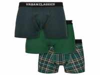 URBAN CLASSICS Boxershorts Männer Boxer Shorts 3-Pack (1-St), grün
