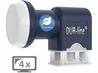 DUR-line DUR-line Blue ECO Quad - Stromspar-LNB - 4 Teilnehmer - Premium-Qualit