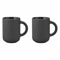 Stelton Becher Theo Becher 2er-Set, 350 ml, Steingut