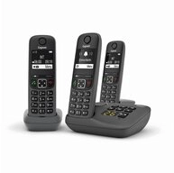 Gigaset AE690A Trio Anthrazit Schnurloses Telefon Schnurloses DECT-Telefon