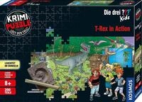 Kosmos Puzzle Krimipuzzle Die drei ??? Kids T-Rex in Action, 200 Puzzleteile,...
